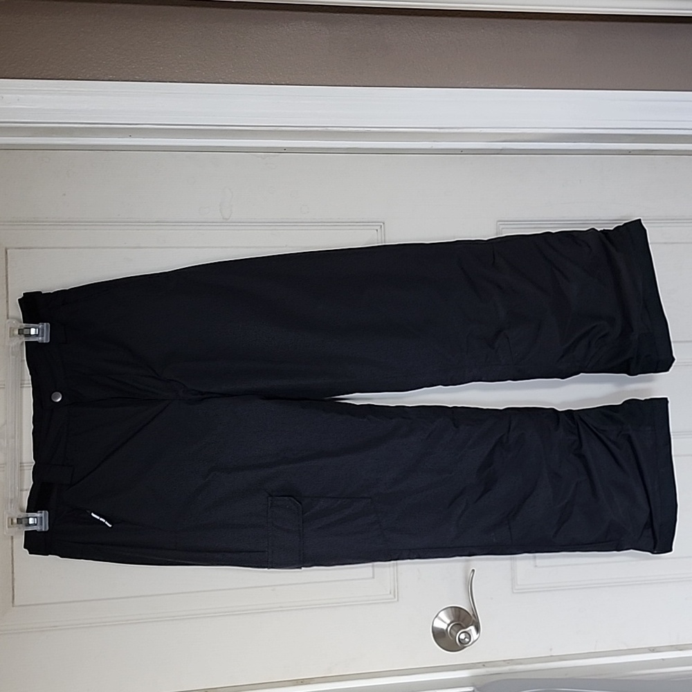 Columbia Omni Tech Black Snow Ski Pants Grow System Youth